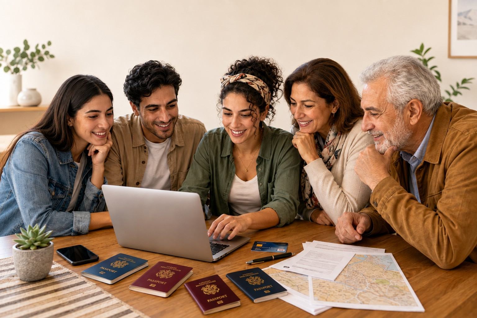 A Woman Applying Online For Jordan Group Evisa