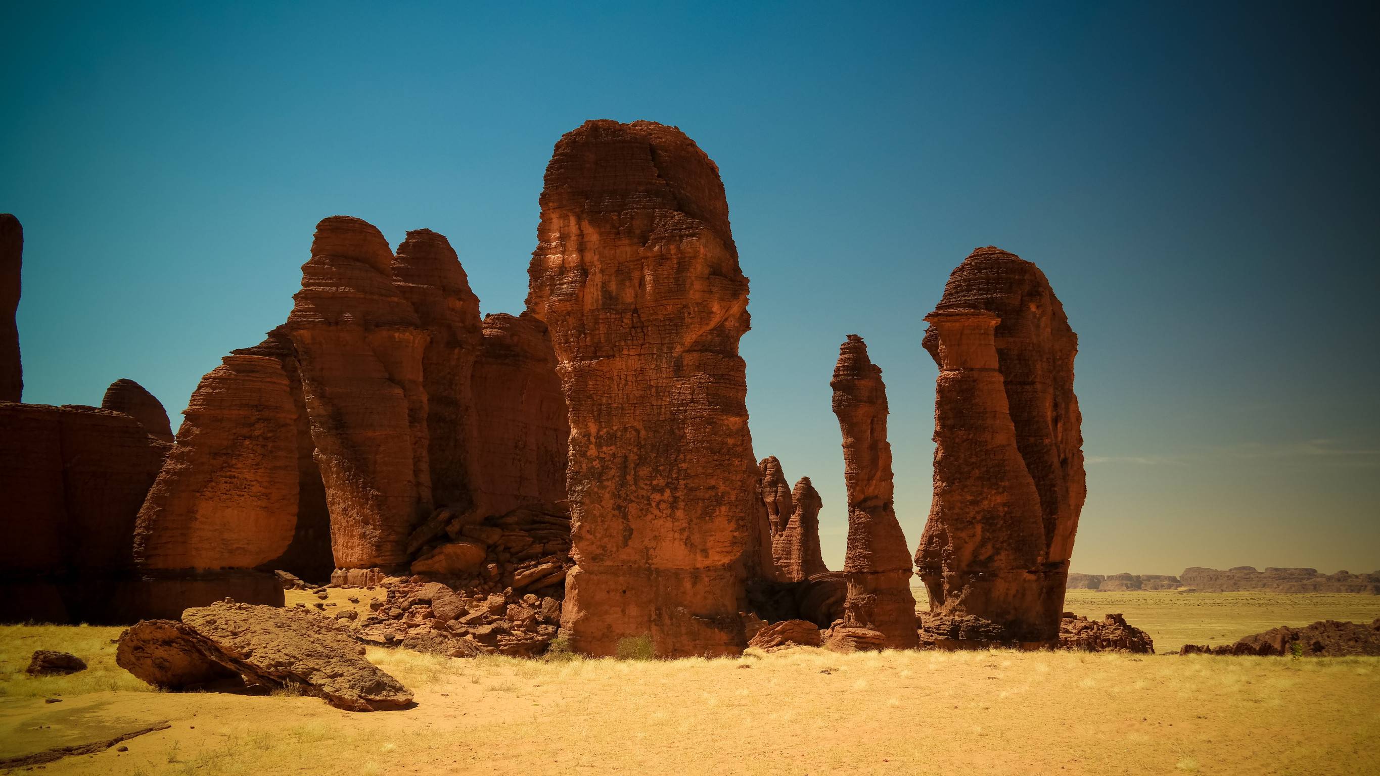 Abstract Rock Formation At Plateau Ennedi Aka Stone Forest Chad