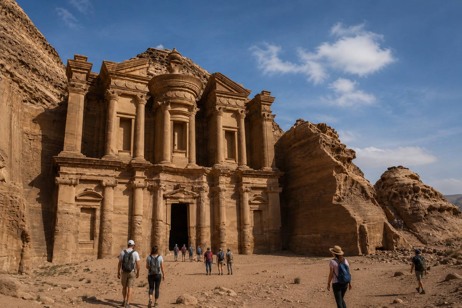 Ad Deir The Monastery Petra Jordan
