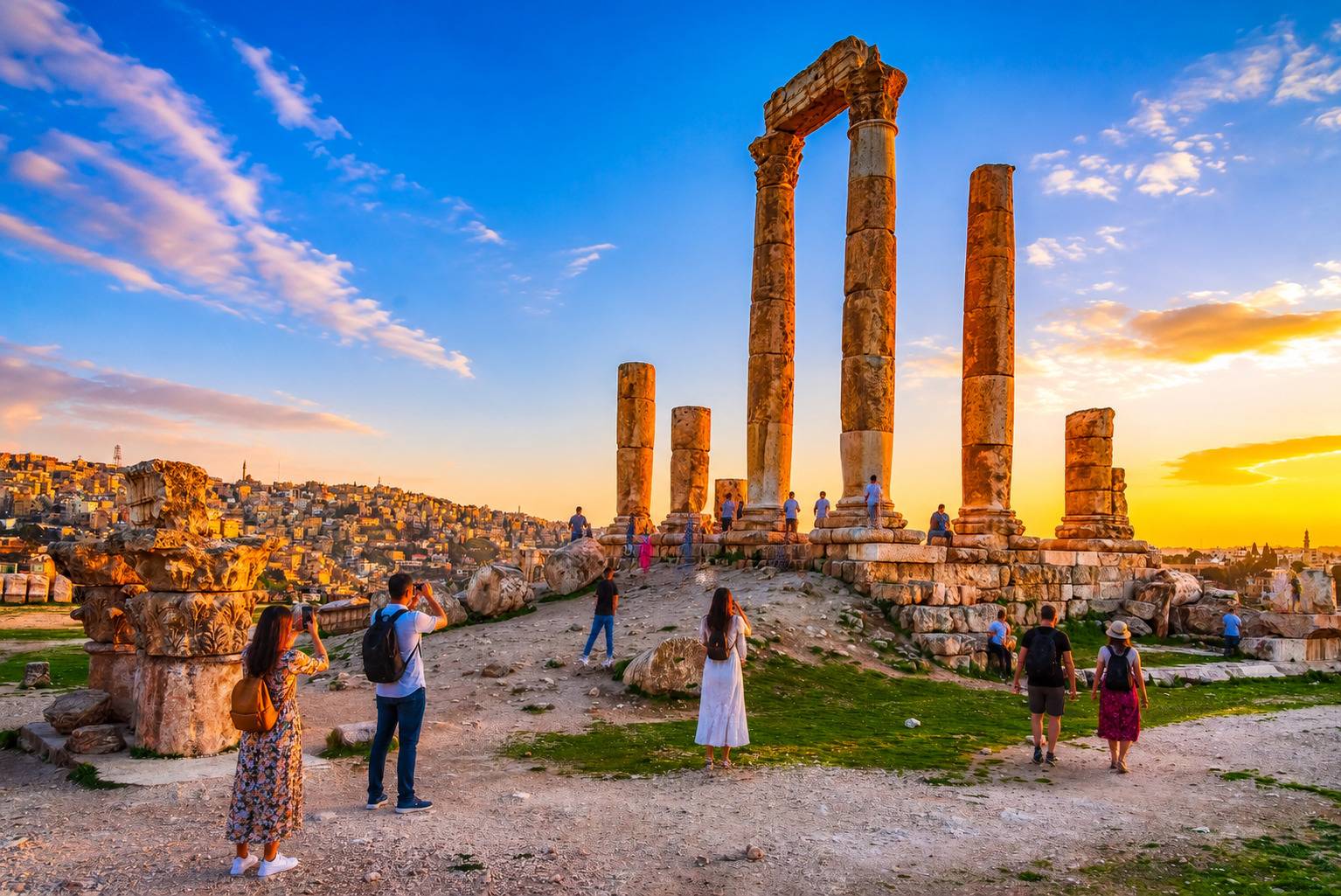 Temple Of Hercules Amman Citadel