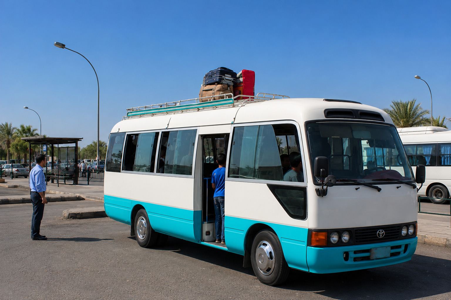 Use Local Buses And Minibuses In Jordan