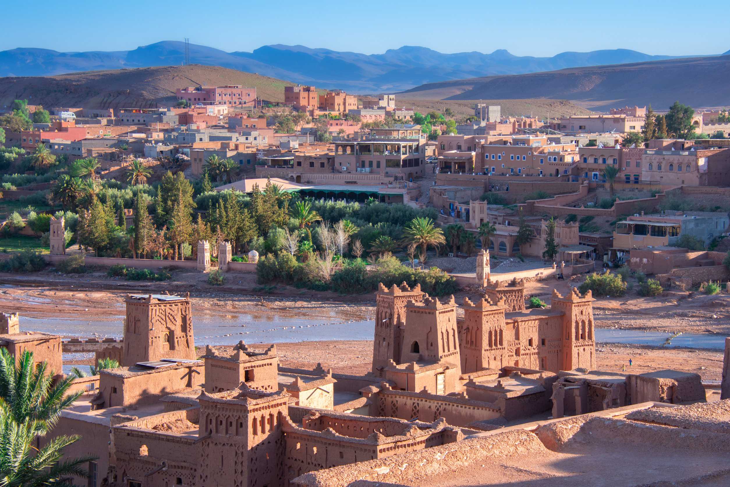View Of The Famous Fortress Of Ait Ben Haddou In Morocco